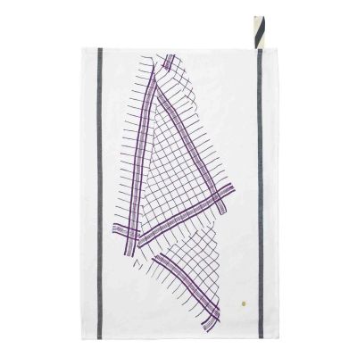 Torchon Tonton Violet 70 x 50