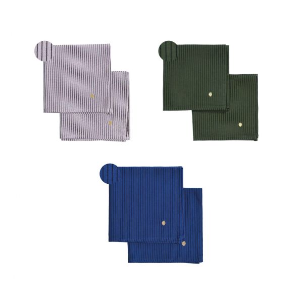 Lot de 2 serviettes de table Léonie 40 x 40