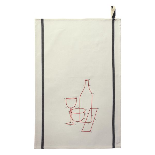 Torchon Phil Drink Ecru 70 x 50