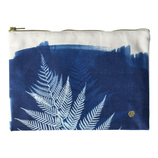 Pochette Fougère Bleu L