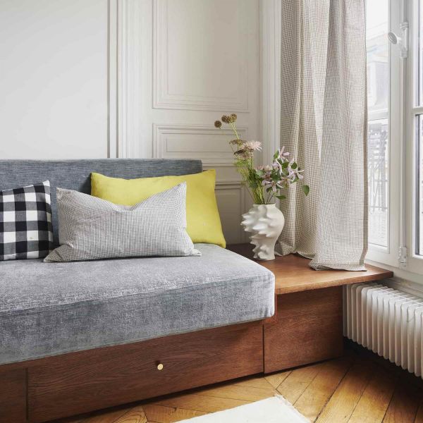 Rideau Gustave Caviar 280 x 140