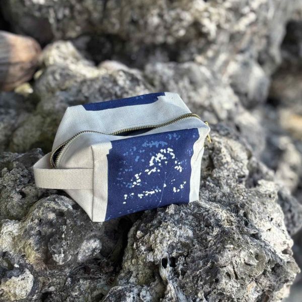 Trousse cube Gypso Bleu 15,5 x 10 x 10