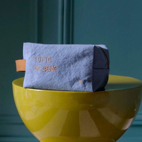 Trousse cube Tutto Bluetiful 10 x 16 x 10