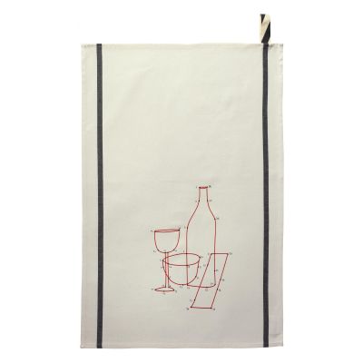 Torchon Phil Drink Ecru 70 x 50