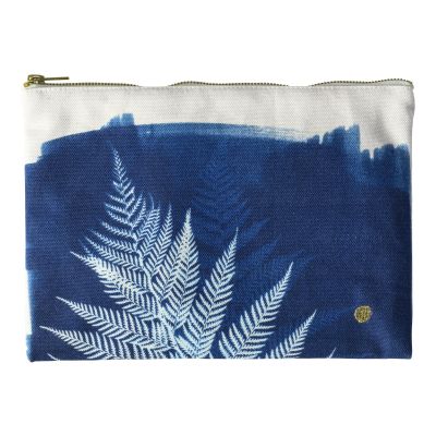 Pochette Fougère Bleu L