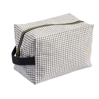 Trousse cube Gustave Caviar 22 x 14 x 10,5