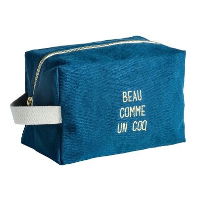 Trousse cube Beau orage Bleu 22 x 14 x 10,5