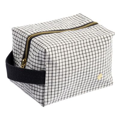 Trousse cube Gustave Caviar 15,5 x 10 x 10