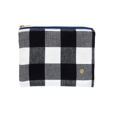 Pochette Max Caviar Bleu Mécano M