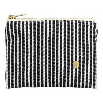 Pochette Basile Caviar S 11 x 14 x 1